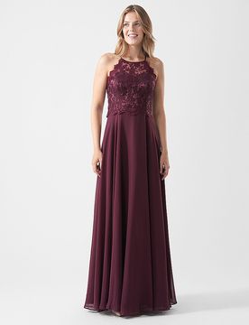 Abendkleid dunkelrot 42 damen