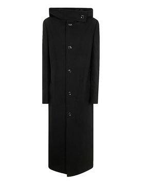 Cappotto U-Long C con felpa con cappuccio