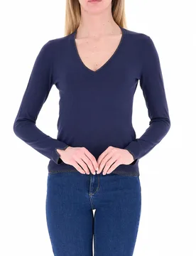 Maglia in viscosa LIU JEANS BLU NAVY XL - Liu jo - FashionsVida