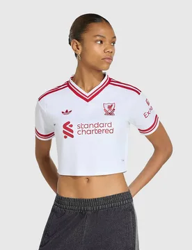 Womens Maglia Corta Away 26/27 Liverpool Fc - Bianco, bianco bianco Donna taglia S - Adidas - FashionsVida