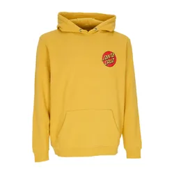 Felpa Cappuccio Uomo Classic Dot Chest Hoodie Old Gold