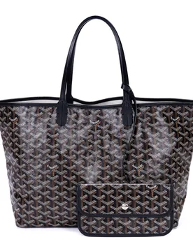 Pre-Owned Womens Saint Louis Pm Shoulder Bag - Black - One Size - Goyard - FashionsVida