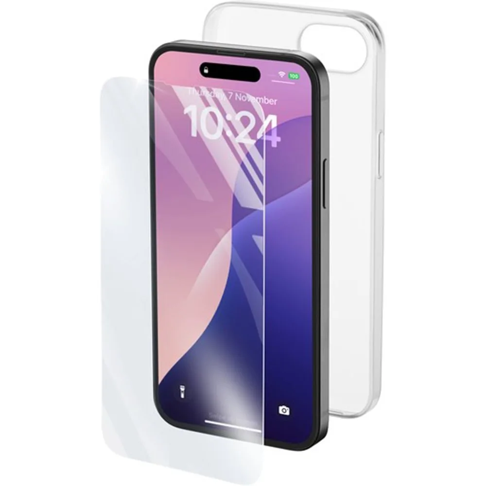 Kit de funda + protector de pantalla Cellularline para iPhone 16e - Cellular Line - FashionsVida