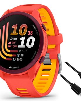 Forerunner 170 music pulsómetros con gps Rojo (UNICA)