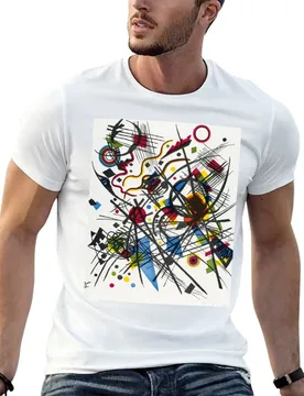 KANDINSKY HD - Lithographie 1922 T-Shirt man graphic t shirt t shirt man luxury funny t shirts cotton T-shirt - Aliexpress - FashionsVida