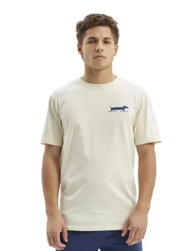 T-shirt à Manches Courtes Dachshund Cream L