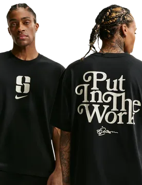 Sabrina 'put In Work' Dri-fit T-shirt Herren T-Shirts - Schwarz - Größe S - Baumwoll-Jersey Black S - Nike - FashionsVida