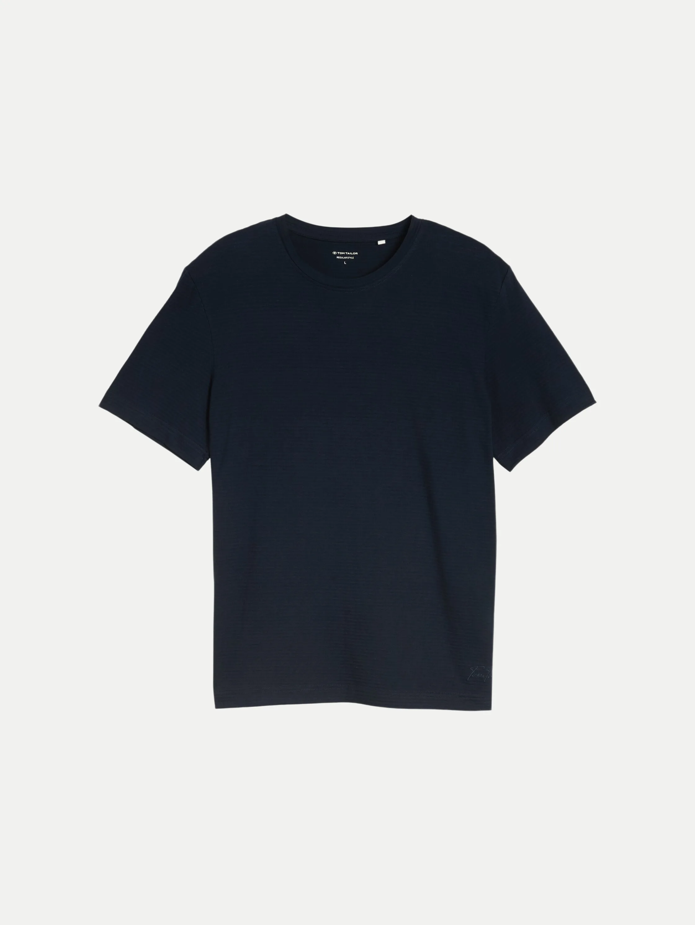 Basic T-Shirt Blau XXL - Tom Tailor Casual - FashionsVida