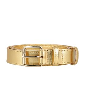 Reflective Metallic Leather Belt - 3 cm Height