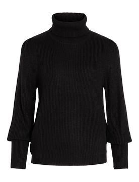 VILA Jersey 'Lou' negro