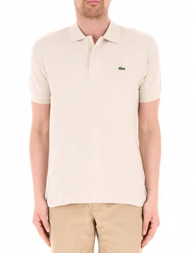 Lacoste Polo in cotone BEIGE 7 - Lacoste - FashionsVida