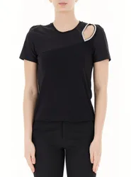 LIU JO T-shirt cut out NERO S
