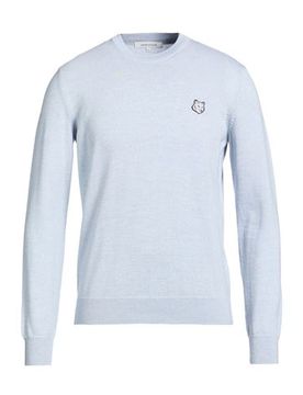 MAISON KITSUNÉ Pullover Herren Hellblau S Herren