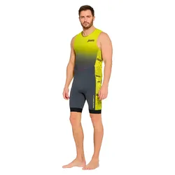 Predator Tour Sleeveless Trisuit Refurbished Grey / Yellow L Men