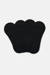 Pack Of 4 Invisible Ankle Socks (Size: )