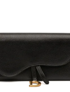 Goatskin Saddle Long Wallet - Dior - FashionsVida