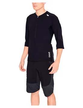 Maglia A Maniche 3/ Da Enduro Resistance Enduro Uranium Black