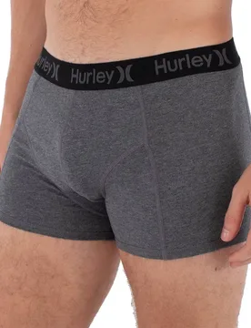 Boxers Muneu0001 3 Unités Heather Grey S - Hurley - FashionsVida
