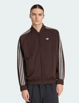 BRITCORE SUPERSTAR TRACKTOP XL Aurora Coffee - Adidas - FashionsVida
