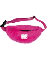 Bauchtasche Plüsch Pink für Erwachsene