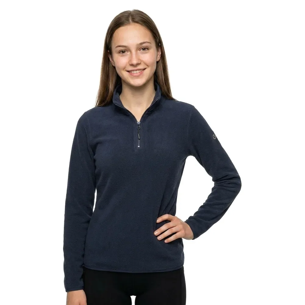Pursuit Half Zip Fleece Navy L Women - Gill - FashionsVida