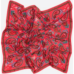 Pañuelo cuadrado paisley