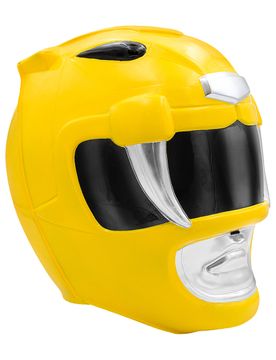 Gelber Power Ranger Maske Erwachsene