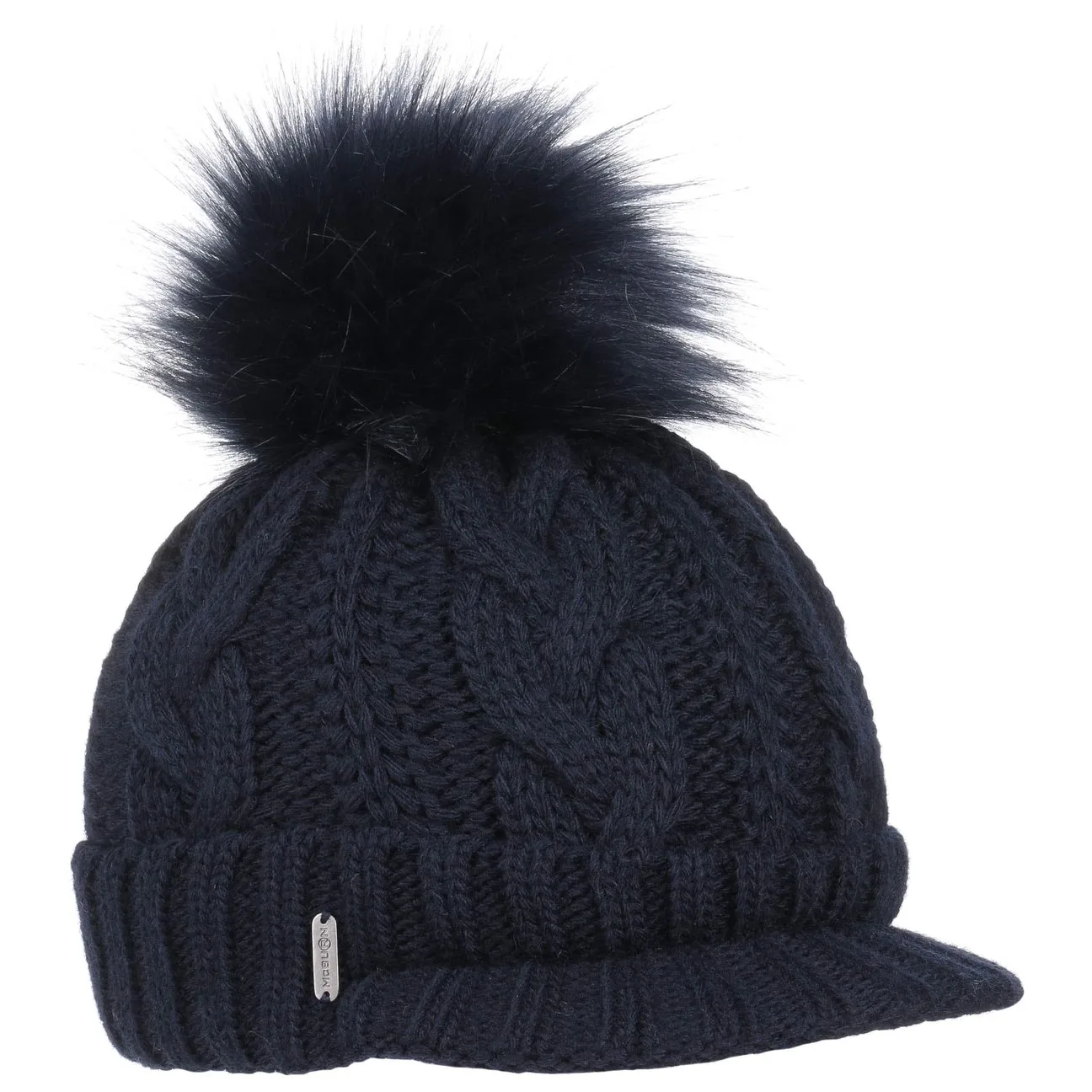 Britta Cable Knit Beanie by - navy - Damen - Size: One Size - McBURN - FashionsVida