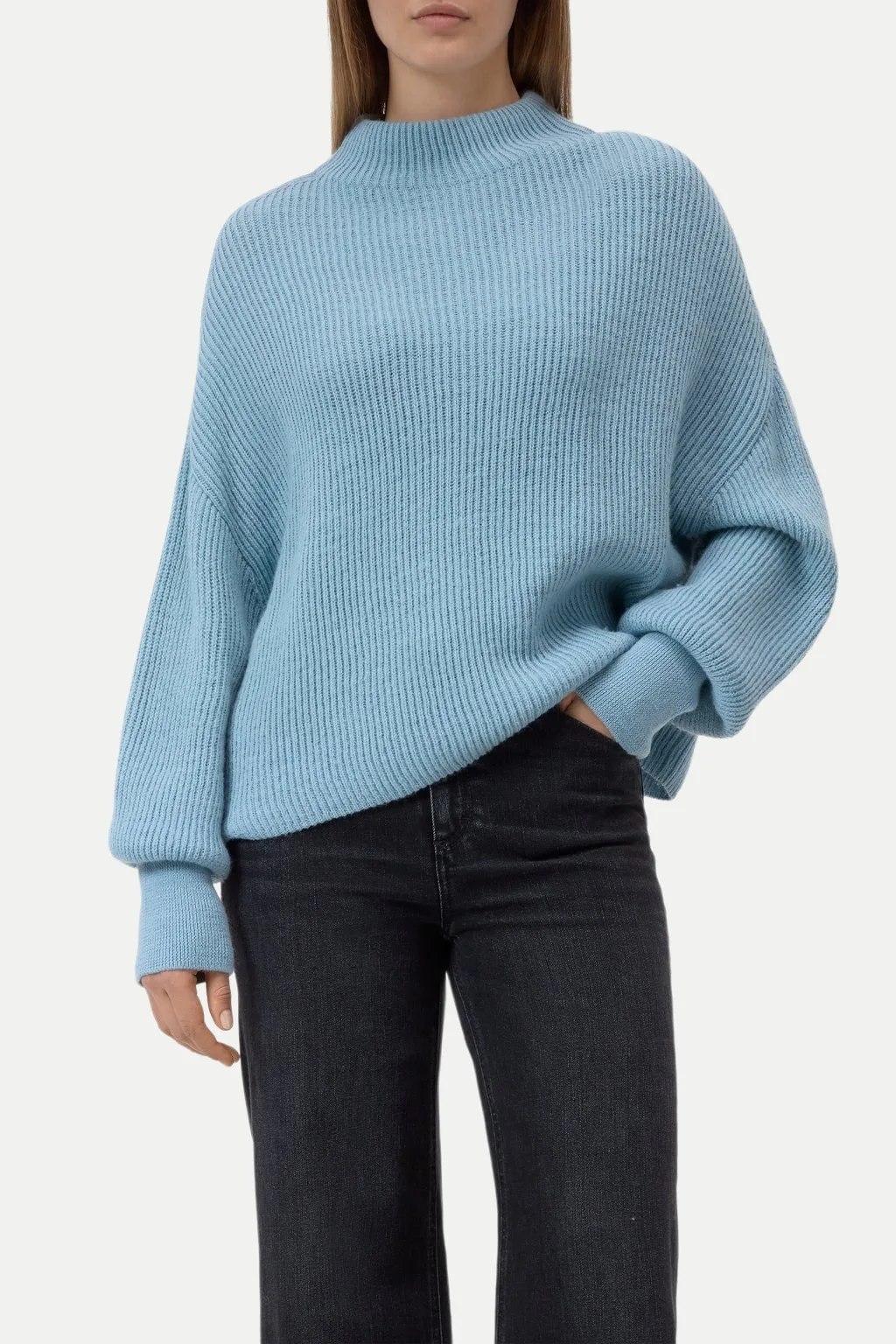 Closed Pullover aus Alpaka Blau L - Closed - FashionsVida
