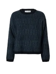 Pullover SLFALVA azul oscuro M