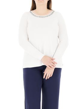 Maglia girocollo BIANCO XXL