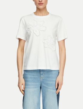 Comma T-Shirt Weiß 34