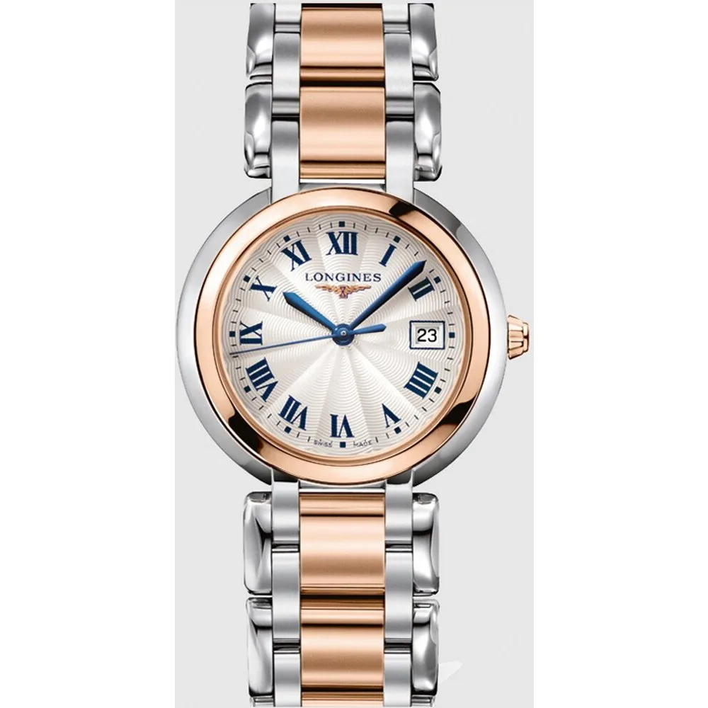 Reloj de mujer PrimaLuna L8.112.5.78.6 de acero y oro - Longines - FashionsVida