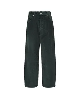 Pantalon Barrel Leg LEILA vert foncé 28 - Kings of Indigo - FashionsVida