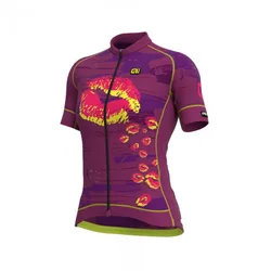Maglia ciclismo donna PRR ROMANTIC viola