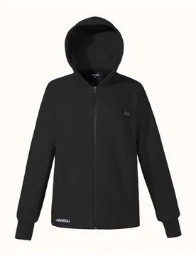 Heated Zip Hoodie Unisex - Anniou Clothing - FashionsVida