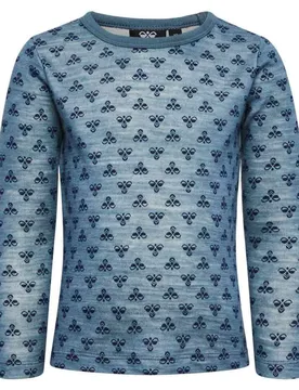 T-shirt à Manches Longues Vilmo Stormy Weather 92 cm Fille,Garçon - Hummel - FashionsVida