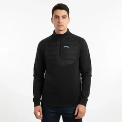 Sweatshirt mit ½ Reißverschluss Goal Storm - Noir - male - Size: L