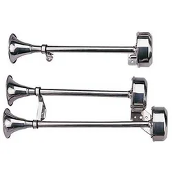 Horn Double 463 Mm 12v Stainless Steel One Size unisex