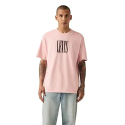 T-shirt à Manches Courtes Vintage Fit Graphic Serif 2 Coral Blush S
