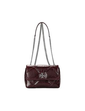 Bolso de cuero - Bolso bandolera KIRA rojo oscuro