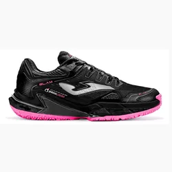 Slam Om Hard Court Shoes Black UK 4