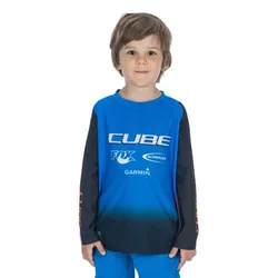 Maglia Da Enduro A Maniche Lunghe Vertex X Actionteam Black / Blue