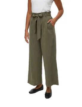 Pantalon Taille Haute Sydney Paperbag Ankle Kalamata S