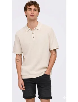 Only & Sons - Bermuda vaquera de hombre negra - Only & Sons - FashionsVida
