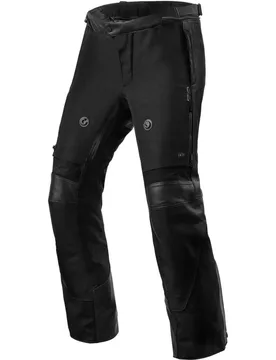 Pantaloni Moto Pelle VALVE H2O Nero Accorciato taglia 50 - Rev'it - FashionsVida