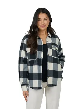 Chemise à Manches Longues Fathom Flannel Off White L