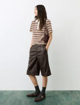 Bermuda de mujer efecto piel - Tintoretto - FashionsVida