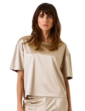Maglietta A Maniche Corte J50001 Feather Grey S - Garcia - FashionsVida
