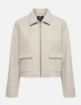 Only Boxy-Fit Jacke ONLVELA Beige M - Only - FashionsVida